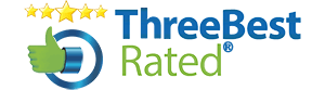 ThreeBest Rated thumbs up logo